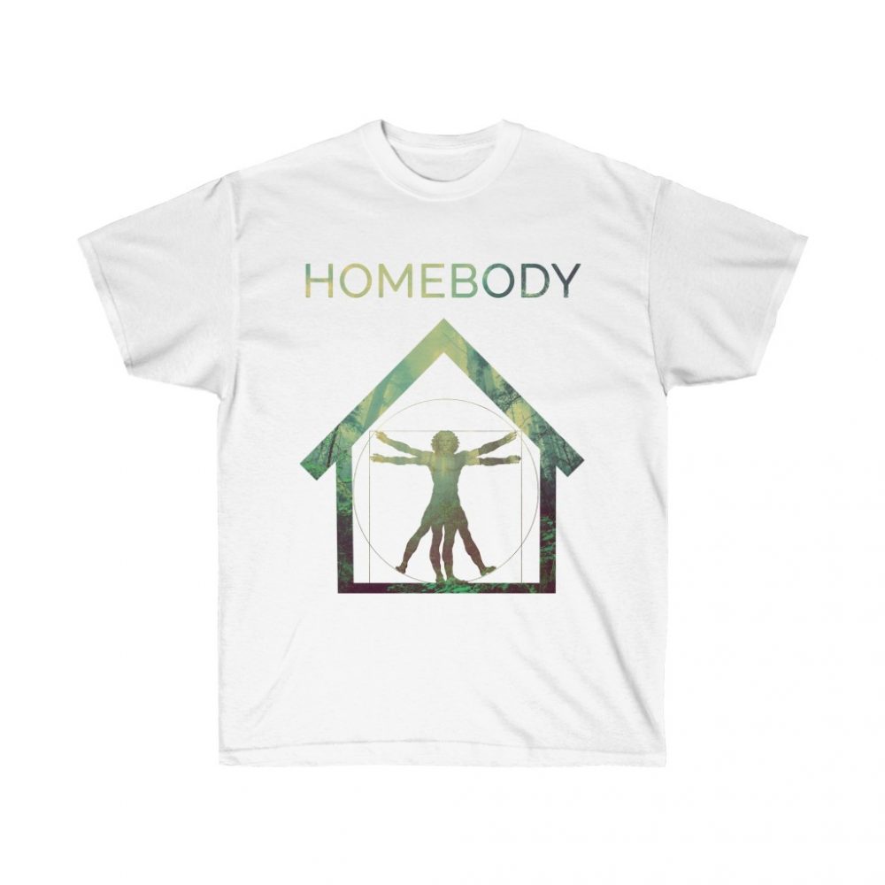 Picture of Homebody Introvert White Colored Tshirt